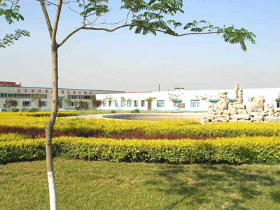 New factory district outdoor scene